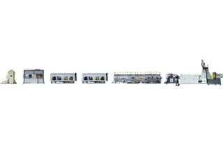 Экструзионная линия для производства труб из полиэтилена высокой плотности/Линия для производства больших труб из полиэтилена