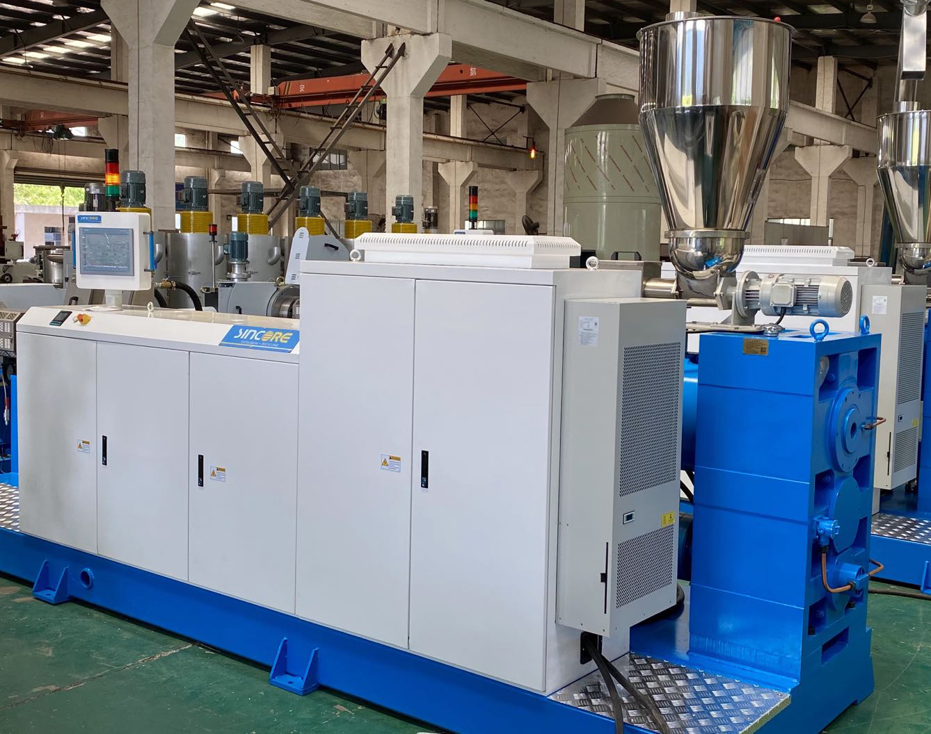 Одношнековый экструдер