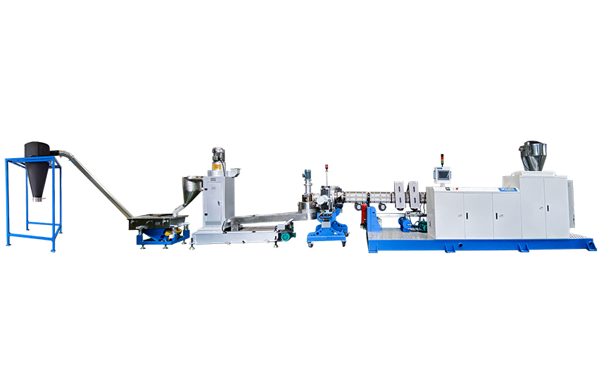 Линия грануляции полиэтиленового кольца от клиента