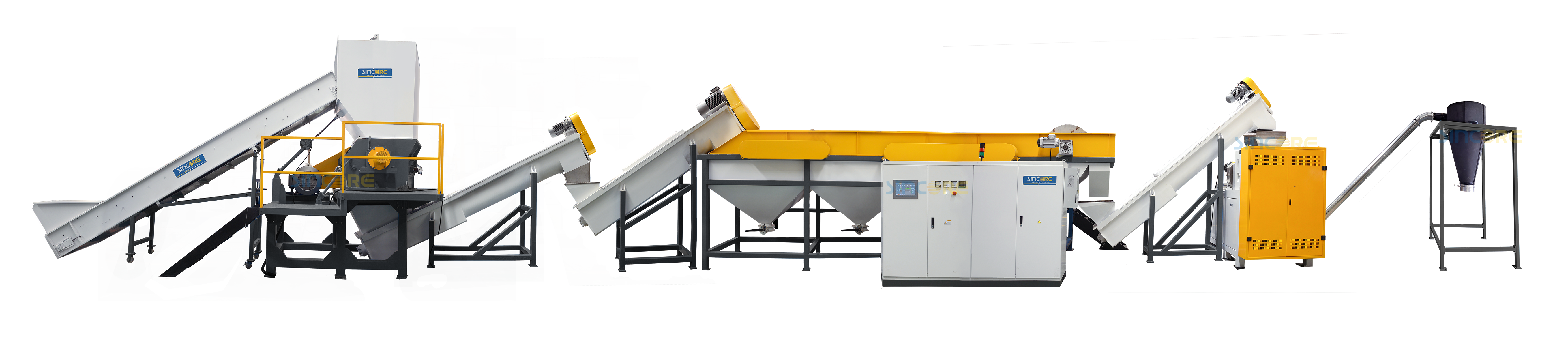 Линия по переработке пленки PE-PP+sincore