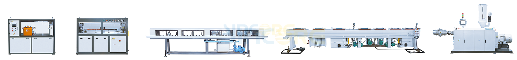 Линия экструзии труб HDPE (ниже 315 мм)