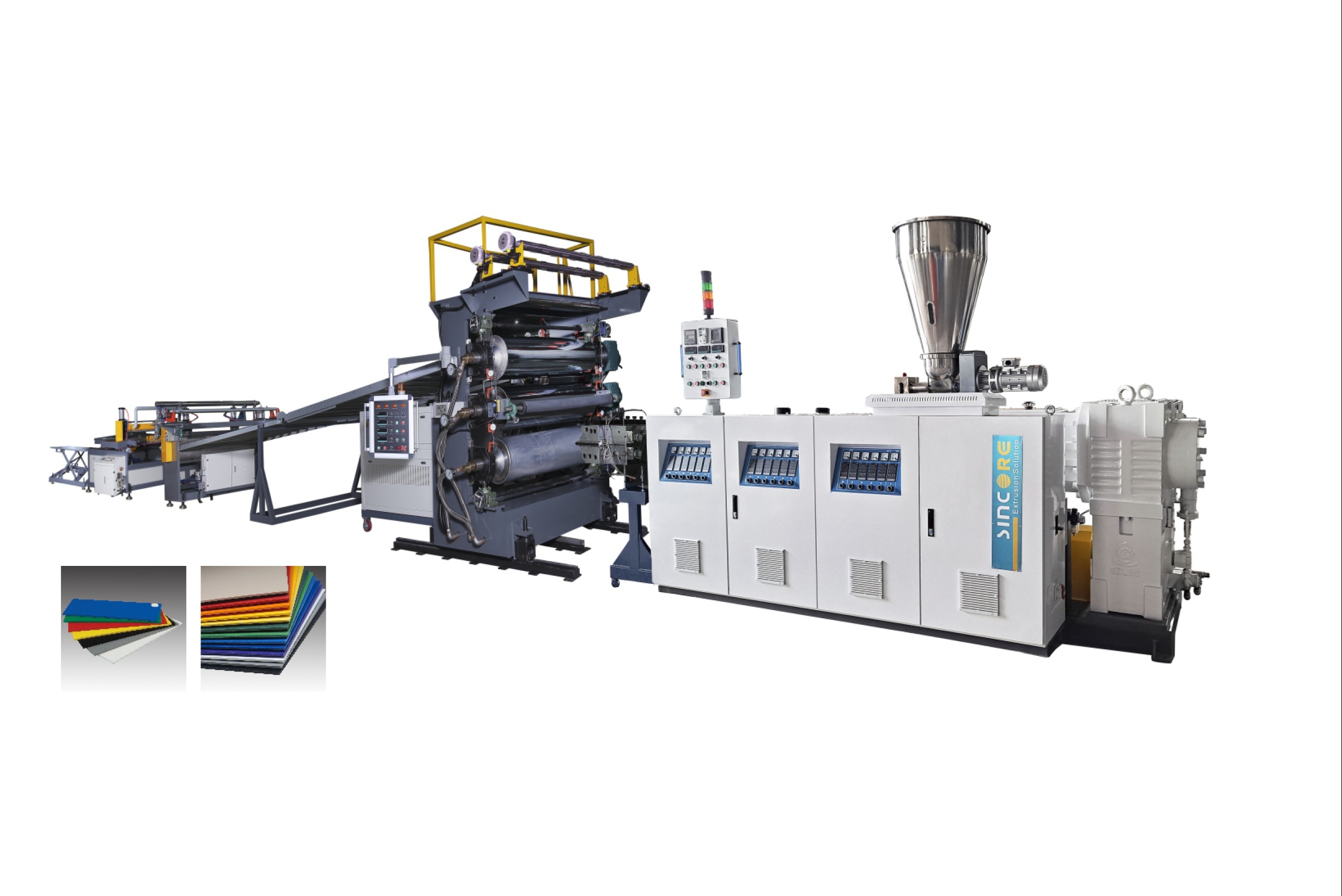 Экструзионная линия для производства листов ПВХ