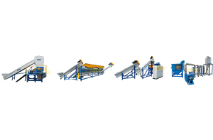 PE/PP отходов переработка промывки