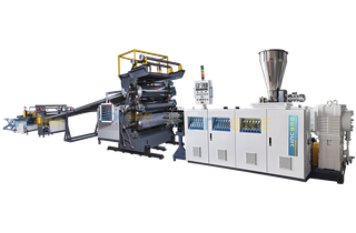 Экструзионная линия для производства листов ПВХ