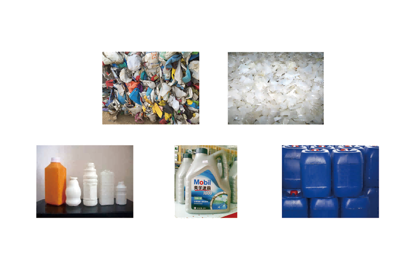 PE/PP отходов переработка промывки