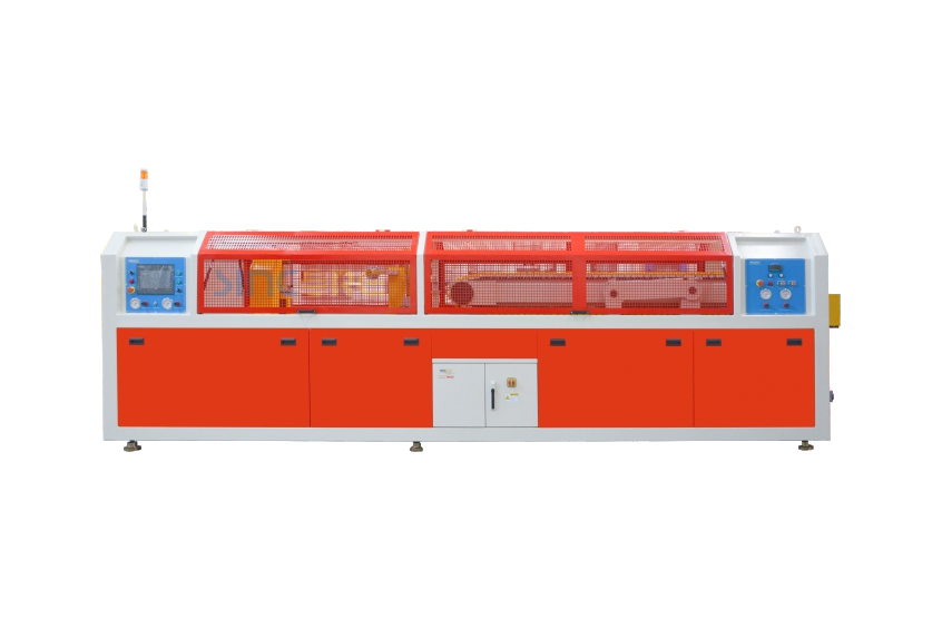 Высокоскоростная линия по производству оконных профилей с двухшнековым параллельным экструдером